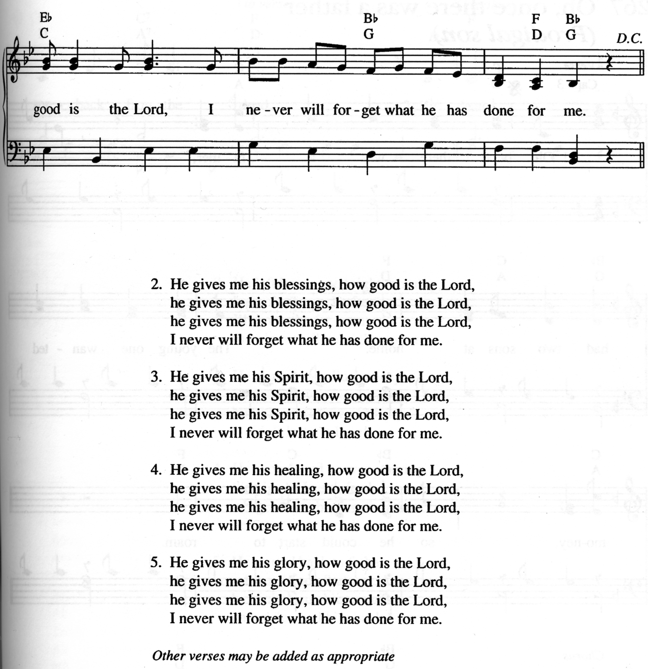 Oh! Oh! Oh! How good is the Lord — Sermons, Church