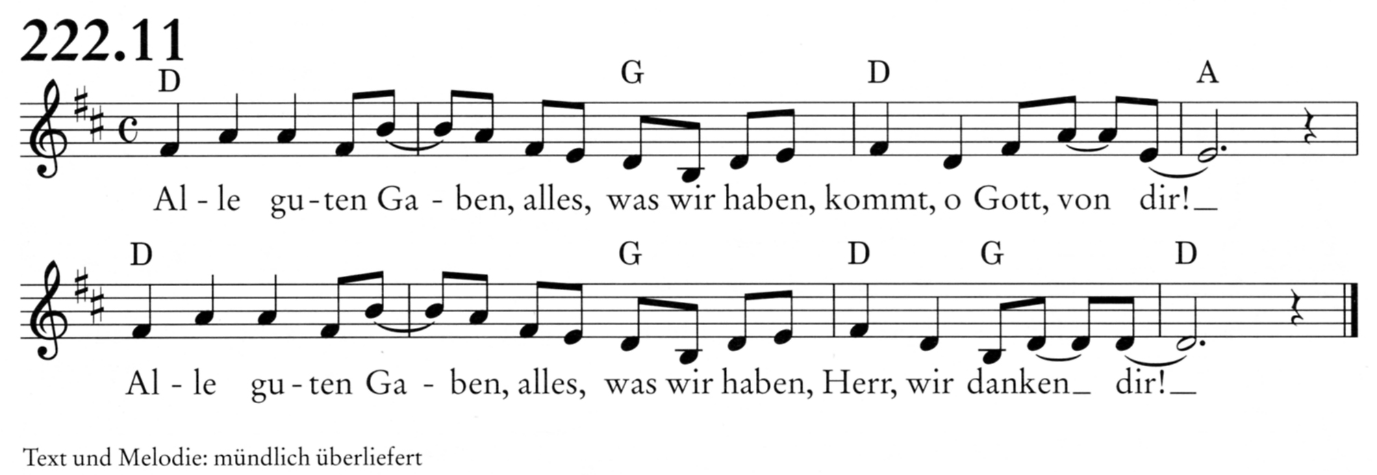 Alle guten Gaben, alles, was wir haben - (Neuere Version) | Sermon